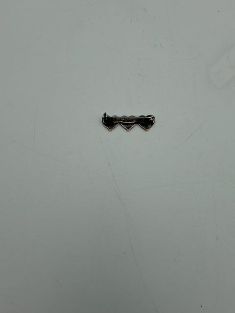 Hans Hansen sølv hjerte broche